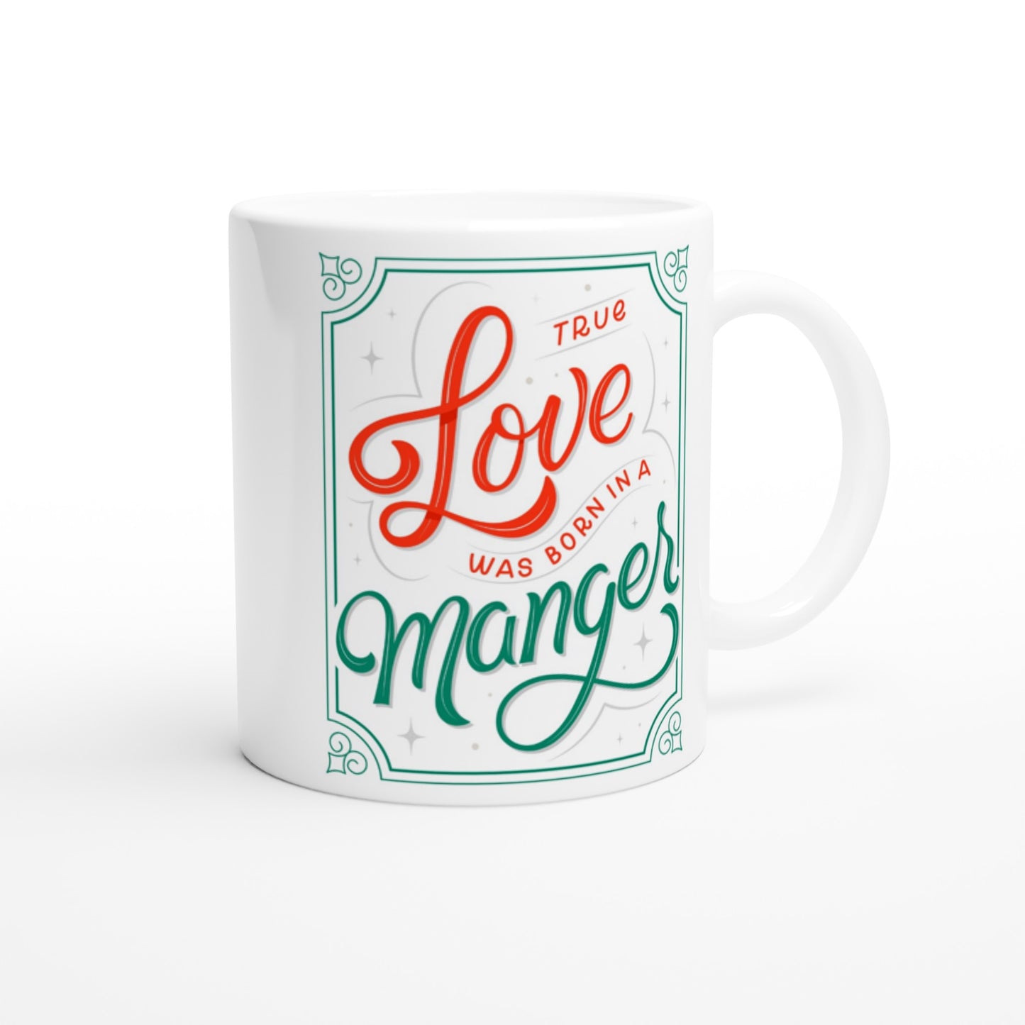 White Christmas Mug