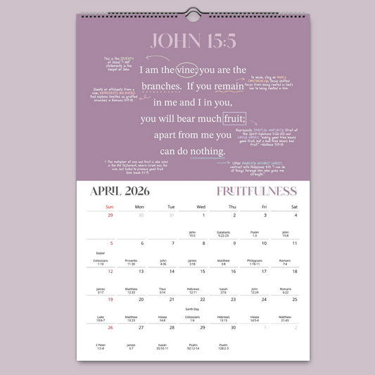 2026 Scripture Challenge Calendar