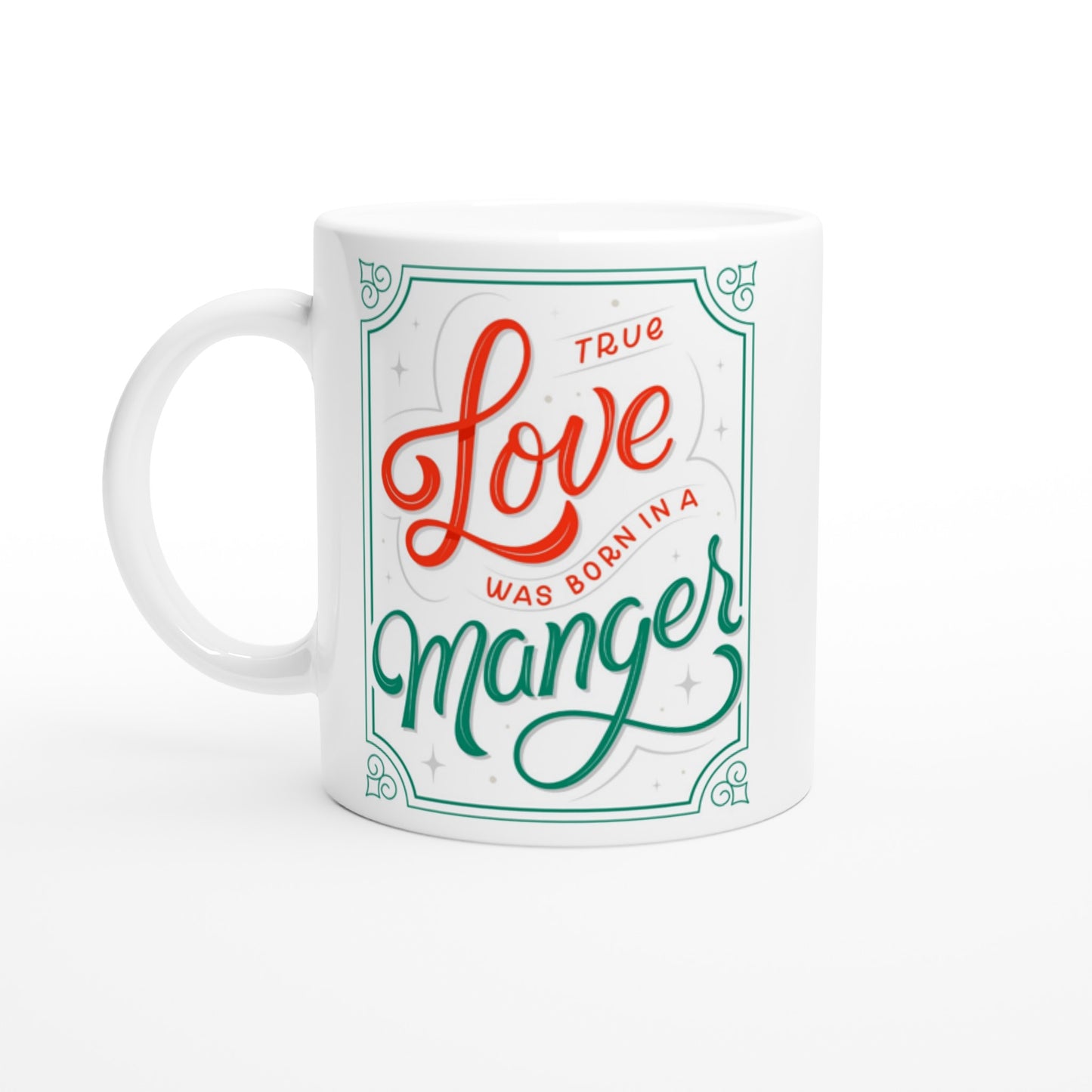 White Christmas Mug