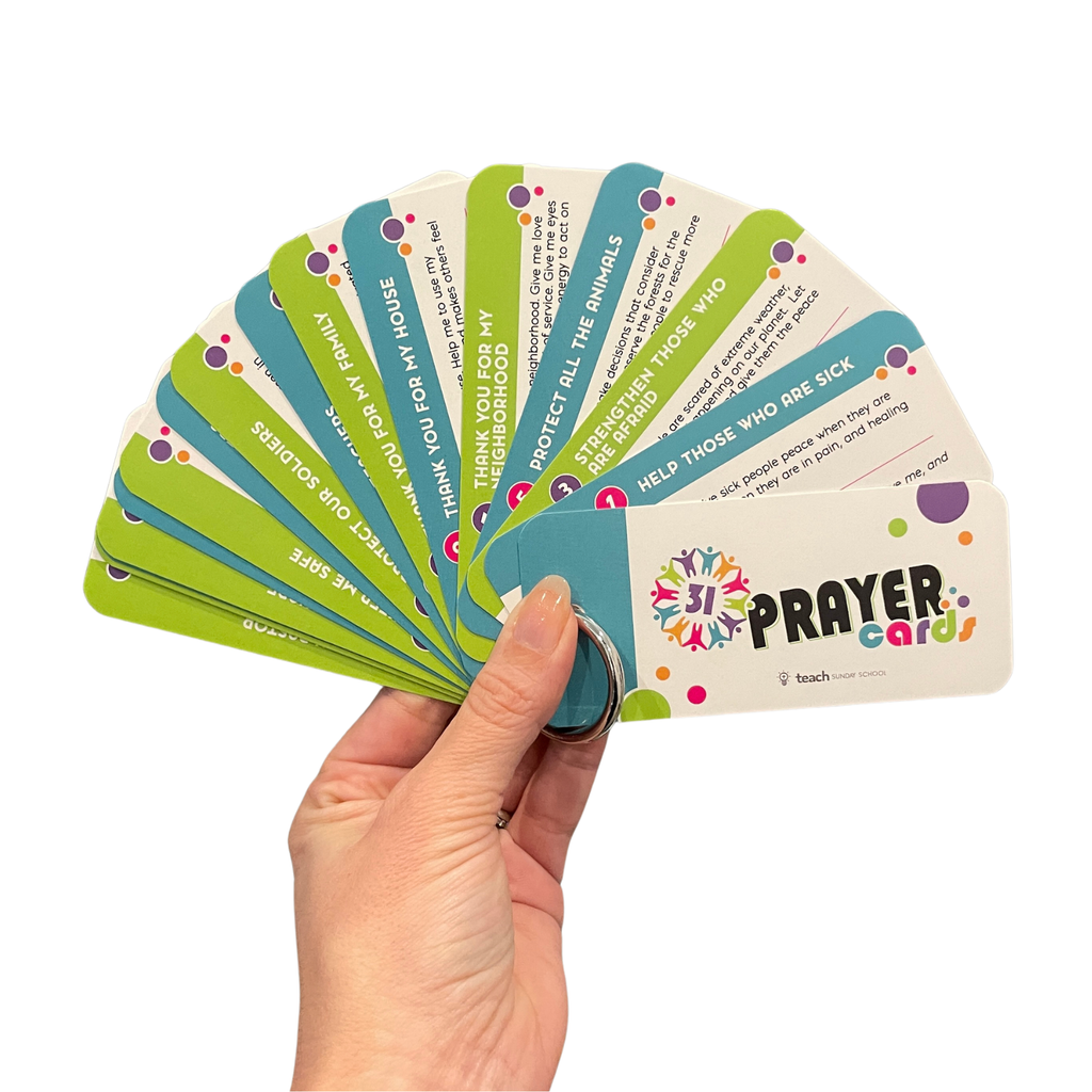31 Prayer Cards for Kids