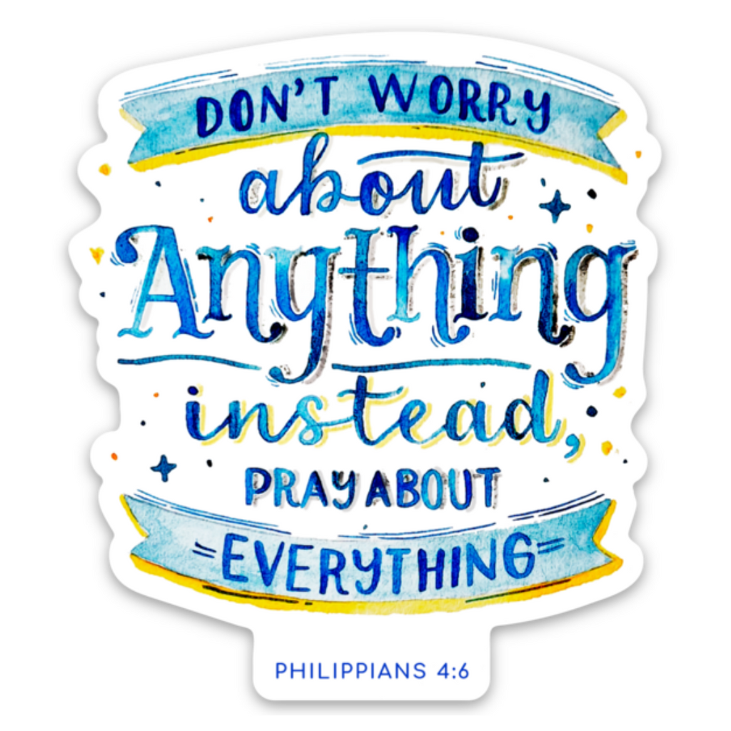 Philippians 4:6 Sticker