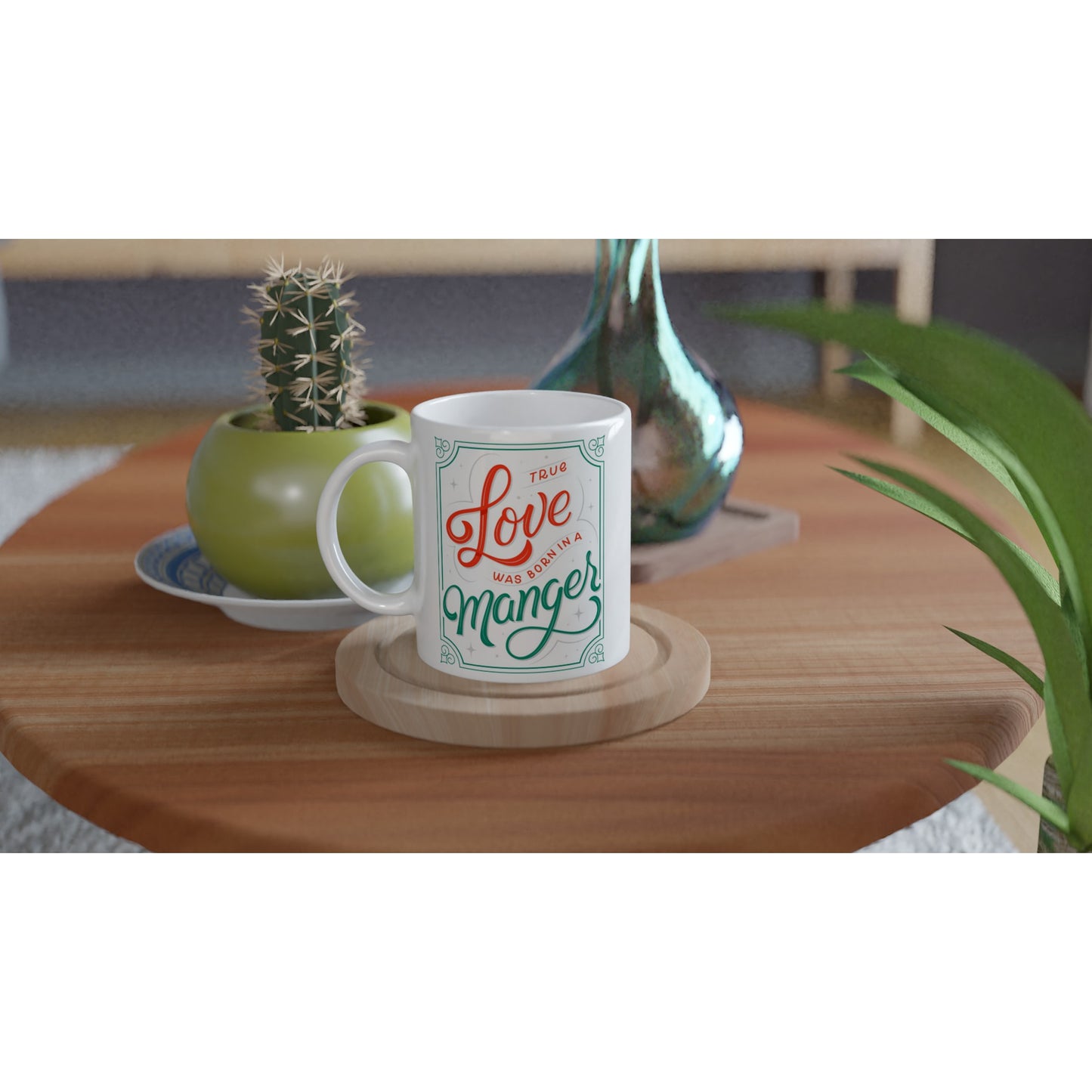 White Christmas Mug