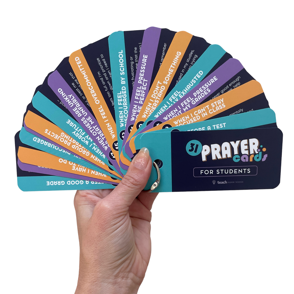 31 Prayer Cards for Students